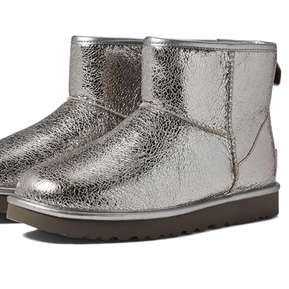 Ugg size EU 40 Color:Gunmetal Classic Mini Metallic Sparkle